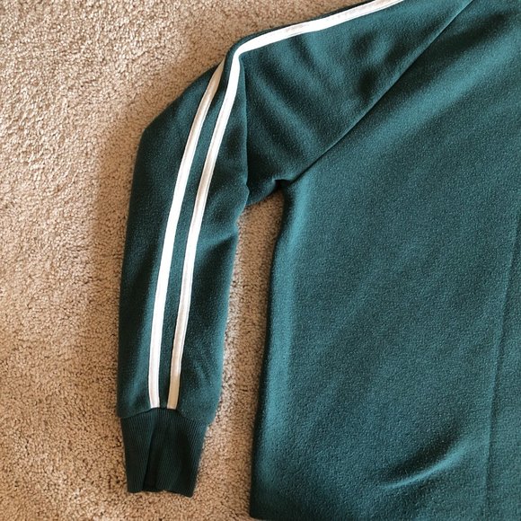Grayson/Threads Soft Cropped Hoodie Green Long Sleeve Sweatshirt Top - Picture 9 of 12